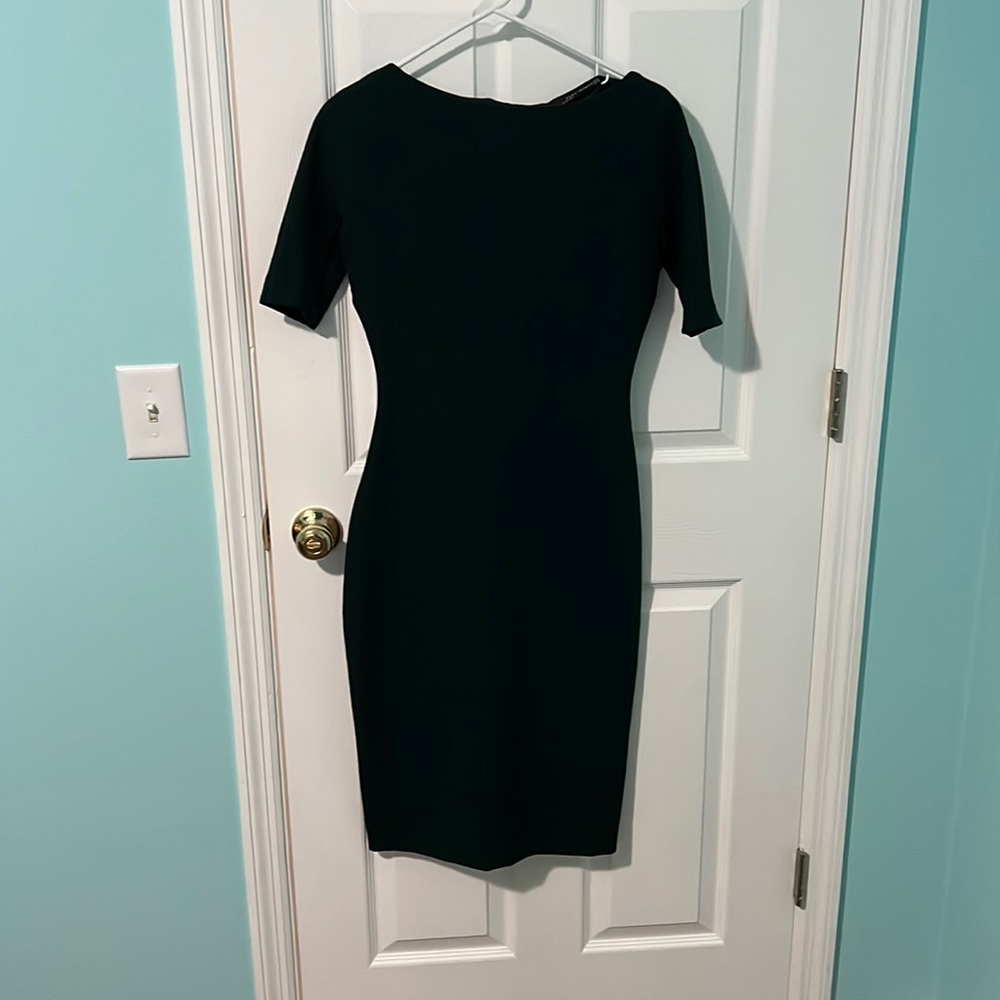 Zara Emerald green dress